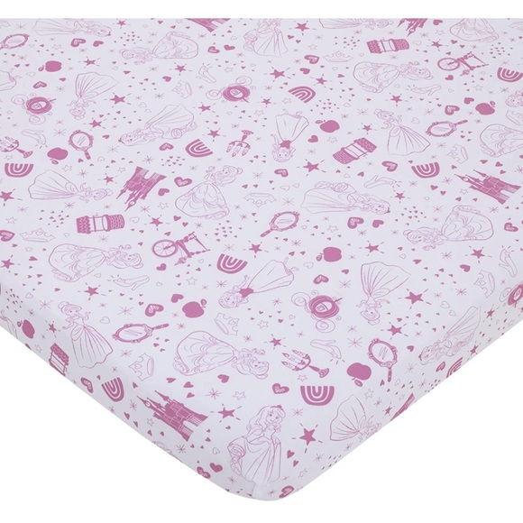 Disney Princess Mini Crib Bedding Set New in Packaging Never Opened or Used - Picture 3 of 4